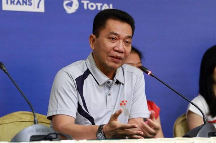 Sekretaris Jenderal (Sekjen) Pengurus Pusat Persatuan Bulu Tangkis Seluruh Indonesia (PP PBSI) Achmad Budiharto Sekretaris Jenderal (Sekjen) Pengurus Pusat Persatuan Bulu Tangkis Seluruh Indonesia (PP PBSI) Achmad Budiharto