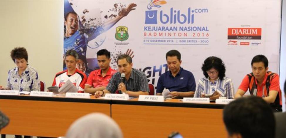 Press Conference Blibli.com Kejuaraan Nasional Badminton 2016 Press Conference Blibli.com Kejuaraan Nasional Badminton 2016