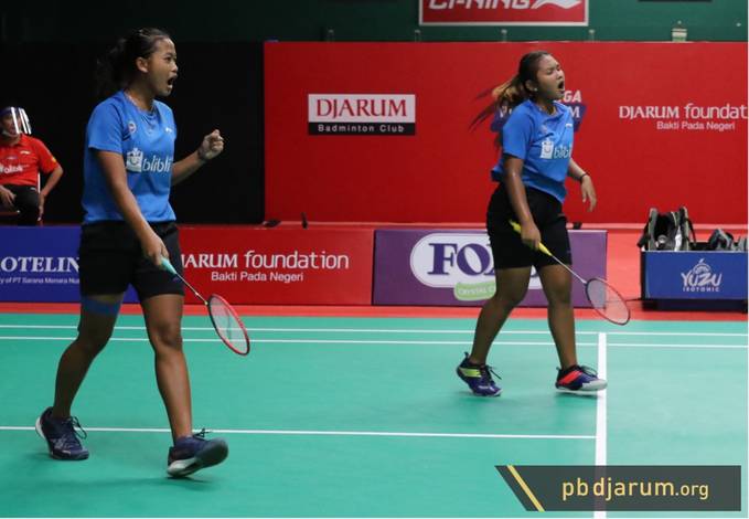 Selebrasi Assyifa Rizki Rahayu/Puspa Rosalia Damayanti. Selebrasi Assyifa Rizki Rahayu/Puspa Rosalia Damayanti.