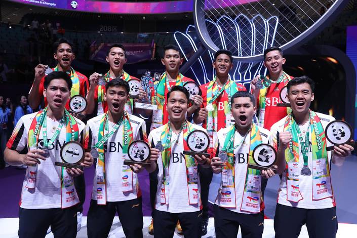 Tim Indonesia pada Piala Thomas 2024 (Humas PP PBSI) Tim Indonesia pada Piala Thomas 2024 (Humas PP PBSI)