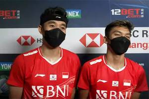 Bagas Maulana & Muhammad Shohibul Fikri (Tangkapan Layar BWF TV)