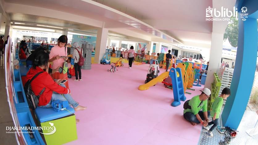 Kids Zone situation in Blibli Indonesia Open 2019. Kids Zone situation in Blibli Indonesia Open 2019.