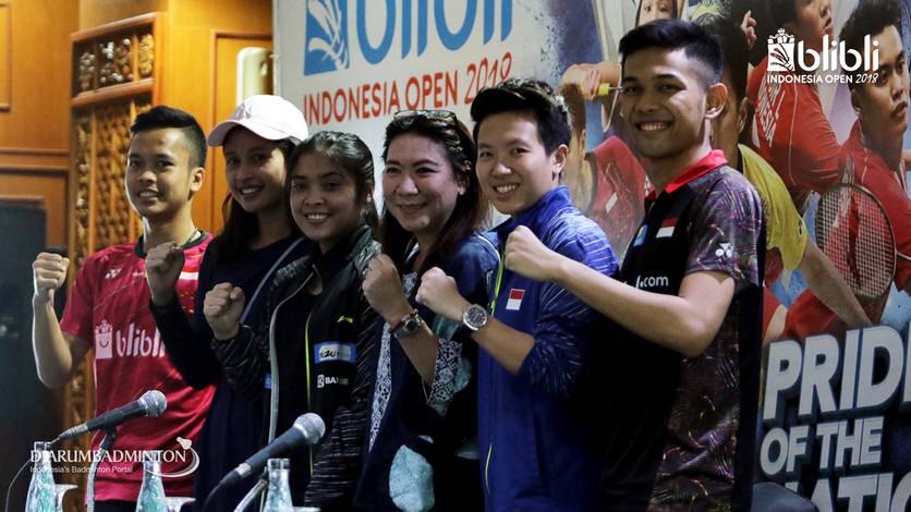 Press Conference Blibli Indonesia Open 2018