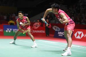 Muhammad Shohibul Fikri/Daniel Marthin (Djarum Badminton/Edward Luhukay)