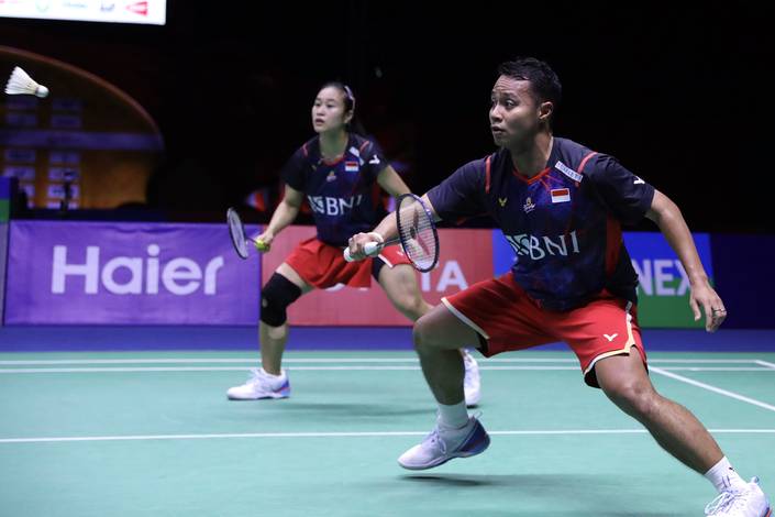 Rehan Naufal Kusharjanto/Lisa Ayu Kusumawati (Humas PP PBSI) Rehan Naufal Kusharjanto/Lisa Ayu Kusumawati (Humas PP PBSI)