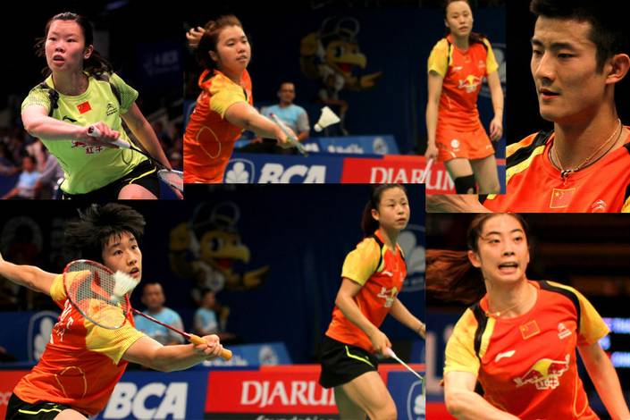 Pebulutangkis Tiongkok Dominasi Babak Semifinal Pebulutangkis Tiongkok Dominasi Babak Semifinal