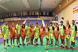 Tim Indonesia di Asia Mixed Team Championships 2017(foto: PBSI)