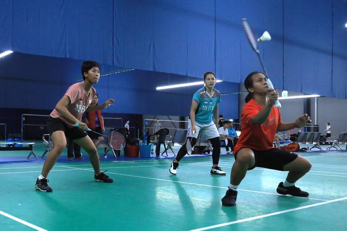 Putri Kusuma Wardani, Meilysa Trias Puspita Sari, & Ribka Sugiarto (Humas PP PBSI) Putri Kusuma Wardani, Meilysa Trias Puspita Sari, & Ribka Sugiarto (Humas PP PBSI)