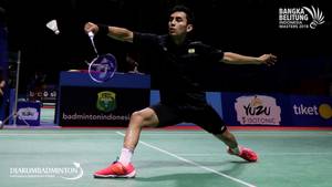 Lakshya Sen (India) menyambut pengembalian.