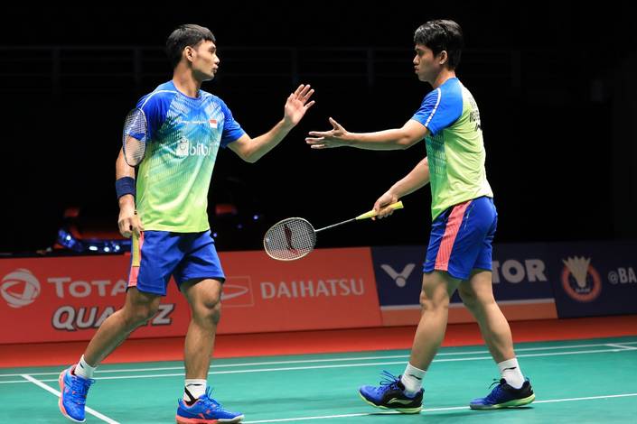 Berry Angriawan/Hardianto mengaku siap menghadapi ganda putra Jepang, Hiroyuki Endo/Yuta Watanabe. Berry Angriawan/Hardianto mengaku siap menghadapi ganda putra Jepang, Hiroyuki Endo/Yuta Watanabe.
