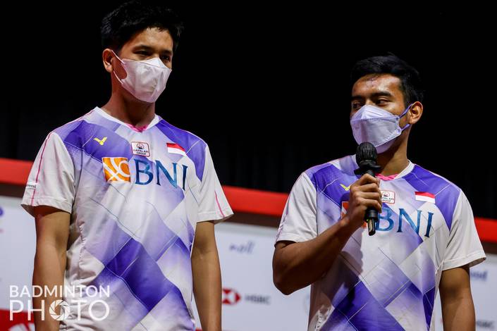 Yeremia Erich Yoche Yacob Rambitan & Pramudya Kusumawardana (Badminton Photo/Raphael Sachetat) Yeremia Erich Yoche Yacob Rambitan & Pramudya Kusumawardana (Badminton Photo/Raphael Sachetat)