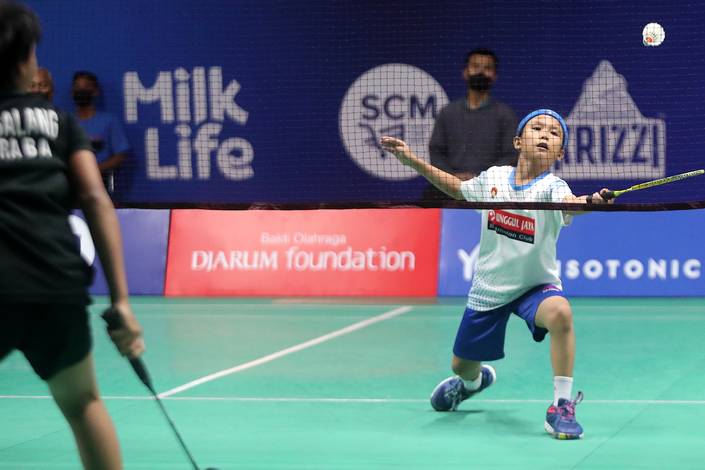Liyana Zahirah, pebulu tangkis muda asal klub Unggul Jaya Pekalongan (Djarum Badminton) Liyana Zahirah, pebulu tangkis muda asal klub Unggul Jaya Pekalongan (Djarum Badminton)