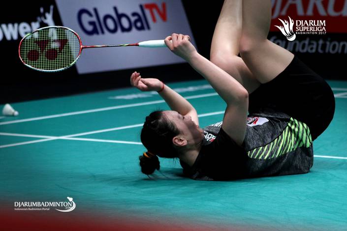 Zhang Beiwen (Berkat Abadi) kalah dua game langsung dari Desima Aqmar Syarafina. Zhang Beiwen (Berkat Abadi) kalah dua game langsung dari Desima Aqmar Syarafina.
