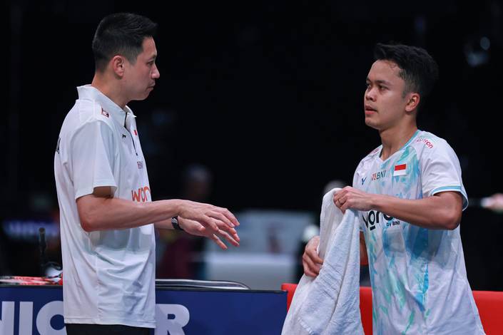 Indra Wijaya & Anthony Sinisuka Ginting (Humas PP PBSI) Indra Wijaya & Anthony Sinisuka Ginting (Humas PP PBSI)