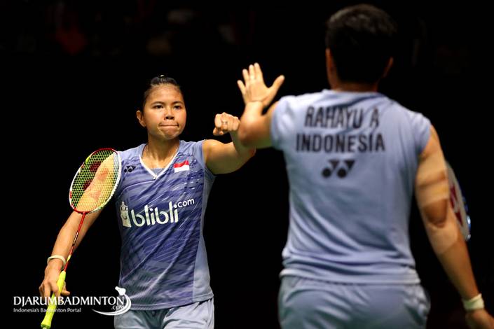 Greysia Polii/Apriyani Rahayu bersiap menghadapi penampilannya perdananya di Malaysia Masters 2019 BWF World Tour Super 500. Greysia Polii/Apriyani Rahayu bersiap menghadapi penampilannya perdananya di Malaysia Masters 2019 BWF World Tour Super 500.