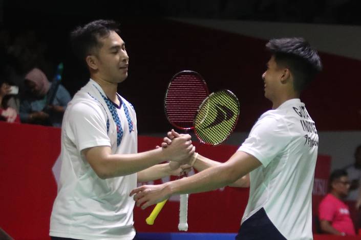 Moh Reza Pahlevi Isfahani & Sabar Karyaman Gutama (Djarum Badminton) Moh Reza Pahlevi Isfahani & Sabar Karyaman Gutama (Djarum Badminton)