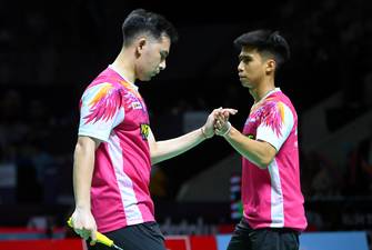 Sabar Karyaman Gutama/Moh Reza Pahlevi Isfahani (Djarum Badminton)