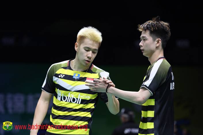 Kevin/Marcus Tampil Solid (Foto: PBSI) Kevin/Marcus Tampil Solid (Foto: PBSI)