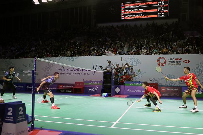 Bagas Maulana/Muhammad Shohibul Fikri & Fajar Alfian/Muhammad Rian Ardianto (Djarum Badminton)