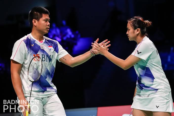 Praveen Jordan & Melati Daeva Oktavianti (Badminton Photo/Mikael Ropars) Praveen Jordan & Melati Daeva Oktavianti (Badminton Photo/Mikael Ropars)