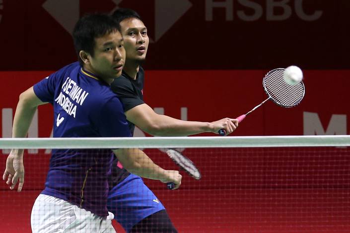 Mohammad Ahsan & Hendra Setiawan (Humas PP PBSI) Mohammad Ahsan & Hendra Setiawan (Humas PP PBSI)