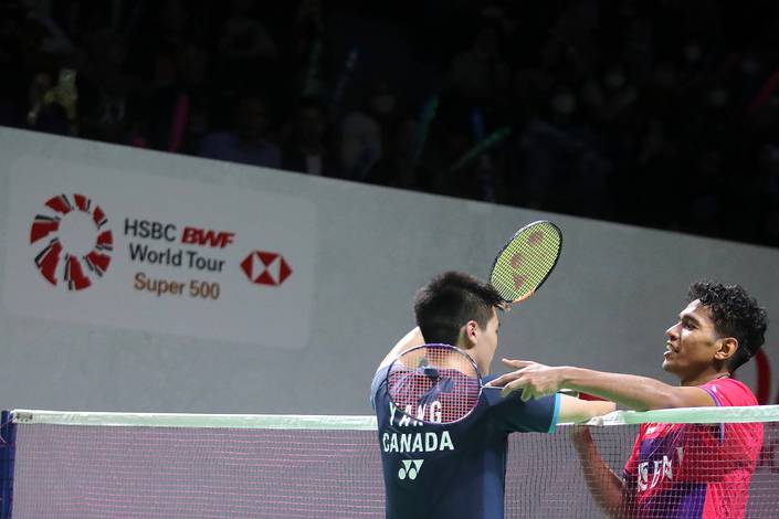 Brian Yang & Chico Aura Dwi Wardoyo (Djarum Badminton) Brian Yang & Chico Aura Dwi Wardoyo (Djarum Badminton)