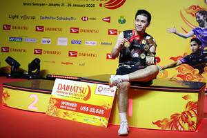 Kunlavut Vitidsarn (Djarum Badminton/Edward Luhukay)