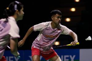 Jafar Hidayatullah/Felisha Alberta Nathaniel Pasaribu (PBSI/Badmintonphoto/Yang Shaochen)