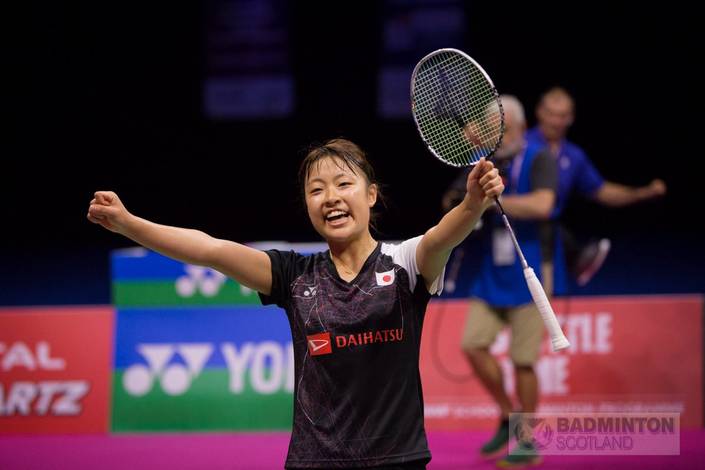 Nozomi Okuhara. (Photo Credit: Twitter @BadmintonScot) Nozomi Okuhara. (Photo Credit: Twitter @BadmintonScot)