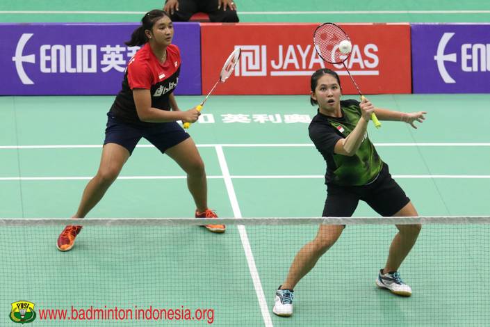 Ribka Sugiarto/Jauza Fadhila Sugiarto. (foto: PBSI)
