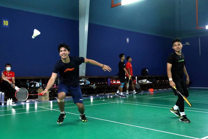 Daniel Marthin & Leo Rolly Carnando (Humas PP PBSI)