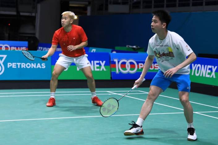 Marcus Fernaldi Gideon & Kevin Sanjaya Sukamuljo (Humas PP PBSI) Marcus Fernaldi Gideon & Kevin Sanjaya Sukamuljo (Humas PP PBSI)