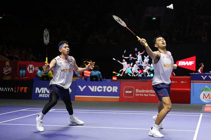 Fajar Alfian/Muhammad Rian Ardianto (Djarum Badminton/Edward Luhukay) Fajar Alfian/Muhammad Rian Ardianto (Djarum Badminton/Edward Luhukay)