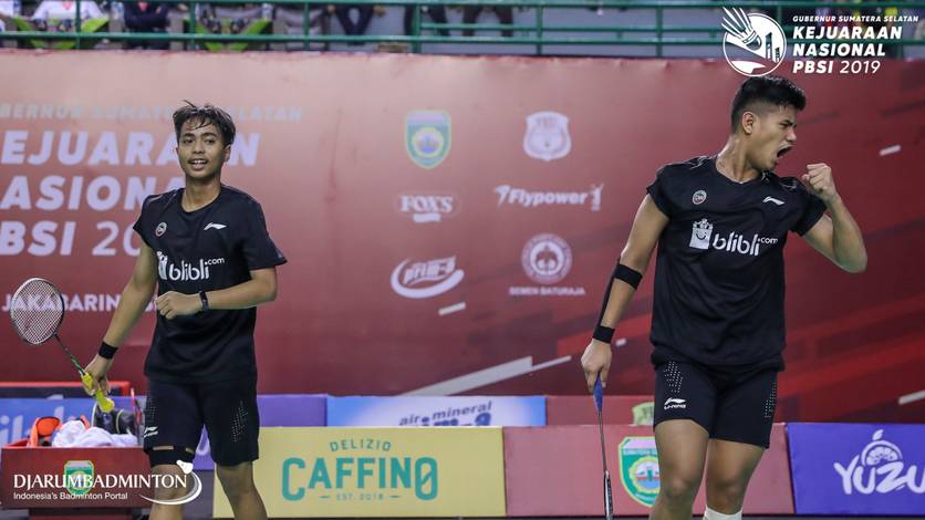 Selebrasi kemenangan Muhammad Rayhan Nur Fadilah/Rahmat Hidayat. Selebrasi kemenangan Muhammad Rayhan Nur Fadilah/Rahmat Hidayat.