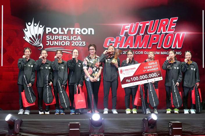 Banthongyord keluar sebagai juara Polytron Superliga Junior 2023 (Djarum Badminton) Banthongyord keluar sebagai juara Polytron Superliga Junior 2023 (Djarum Badminton)