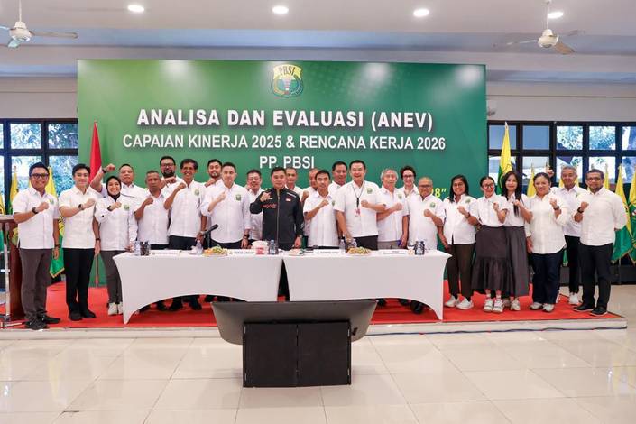 Rapat Analisa dan Evaluasi Rencana Kerja 2026 PP PBSI (Humas PP PBSI)