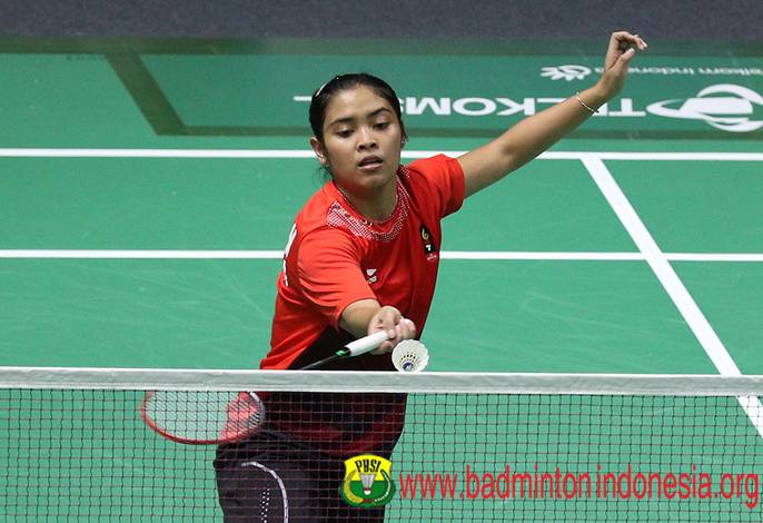 Gregoria Mariska Tunjung menyambut pengembalian. Gregoria Mariska Tunjung menyambut pengembalian.