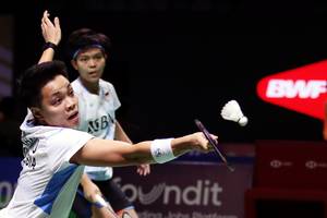 Apriyani Rahayu/Siti Fadia Silva Ramadhant (Djarum Badminton/Edward Luhukay)