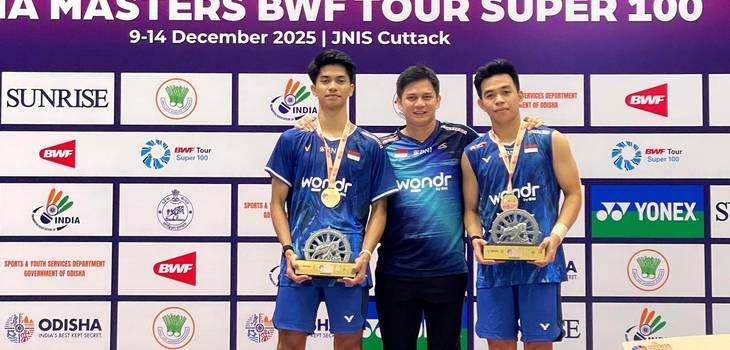 Ali Faathir Rayhan/Devin Artha Wahyudi & Andrei Adistia (Humas PP PBSI) Ali Faathir Rayhan/Devin Artha Wahyudi & Andrei Adistia (Humas PP PBSI)