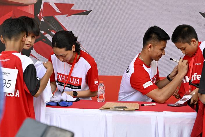 Gloria Emanuelle Widjaja & Dejan Ferdinansyah (Dok. PB Djarum) Gloria Emanuelle Widjaja & Dejan Ferdinansyah (Dok. PB Djarum)