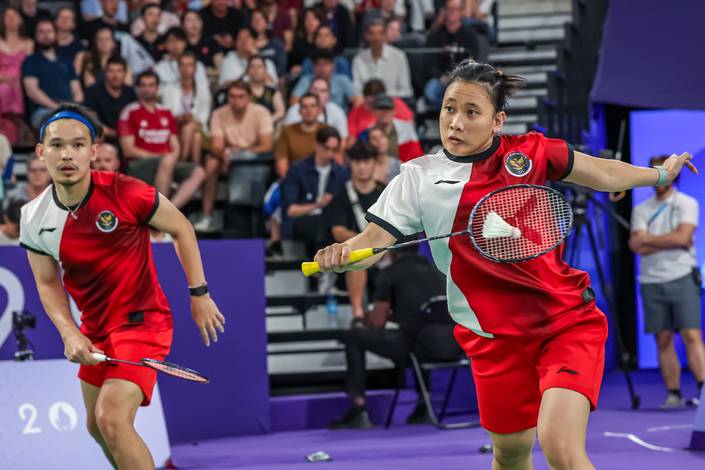 Rinov Rivaldy/Pitha Haningtyas Mentari (PBSI/Badmintonphoto/Mikael Ropars) Rinov Rivaldy/Pitha Haningtyas Mentari (PBSI/Badmintonphoto/Mikael Ropars)