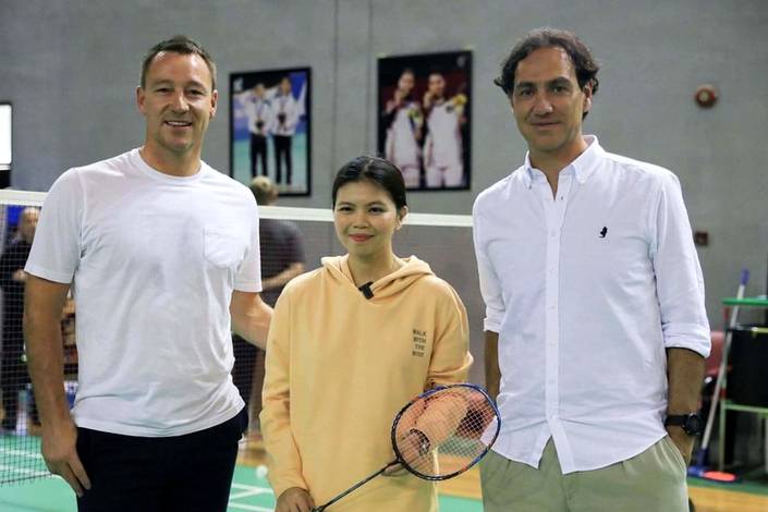 John Terry, Greysia Polii, & Alessandro Nesta (Dok. @ina.badminton) John Terry, Greysia Polii, & Alessandro Nesta (Dok. @ina.badminton)