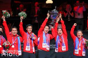 Tim Piala Thomas Indonesia (Badminton Photo/Yves Lacroix)