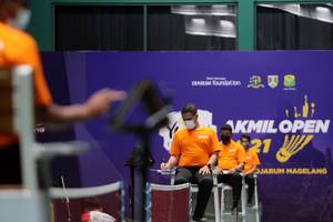 Para wasit yang bertugas di YUZU Isotonic Akmil Open 2021 (Dok. YUZU Isotonic Akmil Open 2021)