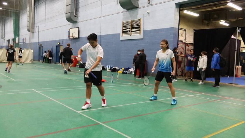Greysia Polii/Apriyani Rahayu (Indonesia) saat menjalani sesi latihan. (Foto: PP PBSI) Greysia Polii/Apriyani Rahayu (Indonesia) saat menjalani sesi latihan. (Foto: PP PBSI)