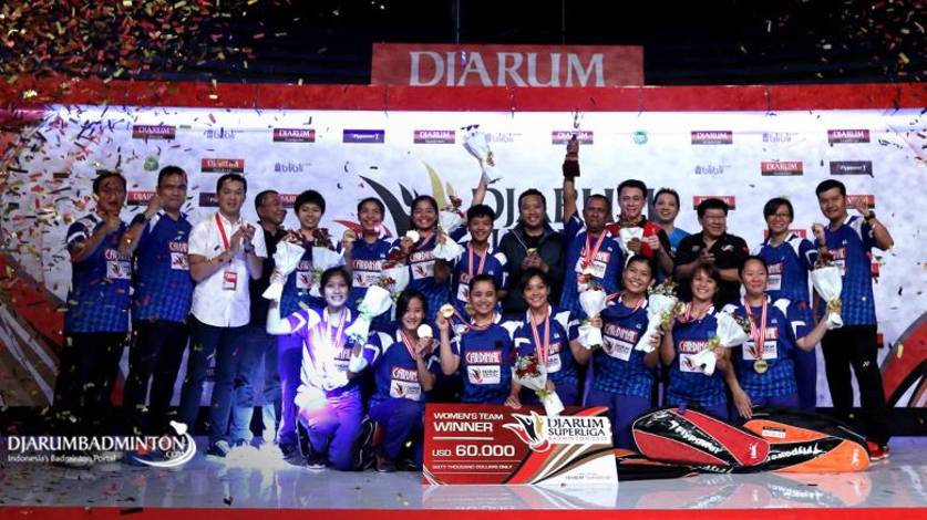 Mutiara Cardinal Bandung - Juara Beregu Putri Djarum Superliga Badminton 2017 Mutiara Cardinal Bandung - Juara Beregu Putri Djarum Superliga Badminton 2017