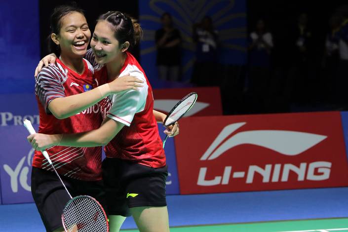 Siti Fadia Silva Ramadhanti/Ribka Sugiarto (Djarum Badminton) Siti Fadia Silva Ramadhanti/Ribka Sugiarto (Djarum Badminton)