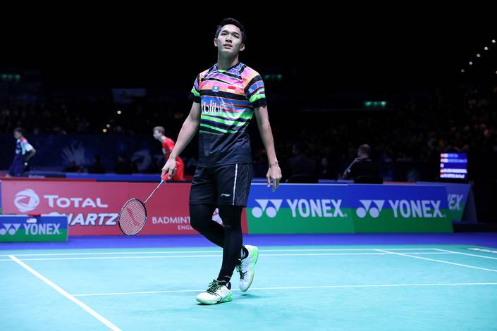 Ekspresi kekecewaan Jonatan Christie (Indonesia). Ekspresi kekecewaan Jonatan Christie (Indonesia).