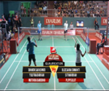 Dianita Saraswati/Yulfira Barkah (MUTIARA BANDUNG) VS Bleesaria Sumanti/Siti Mardiah (PLPP SULUT)