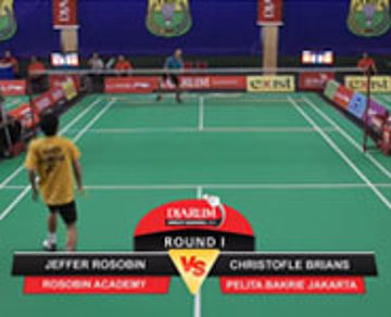 Jeffer Rosobin (Rosobin Academy) VS Christofle Brians (Pelita Bakrie Jakarta)